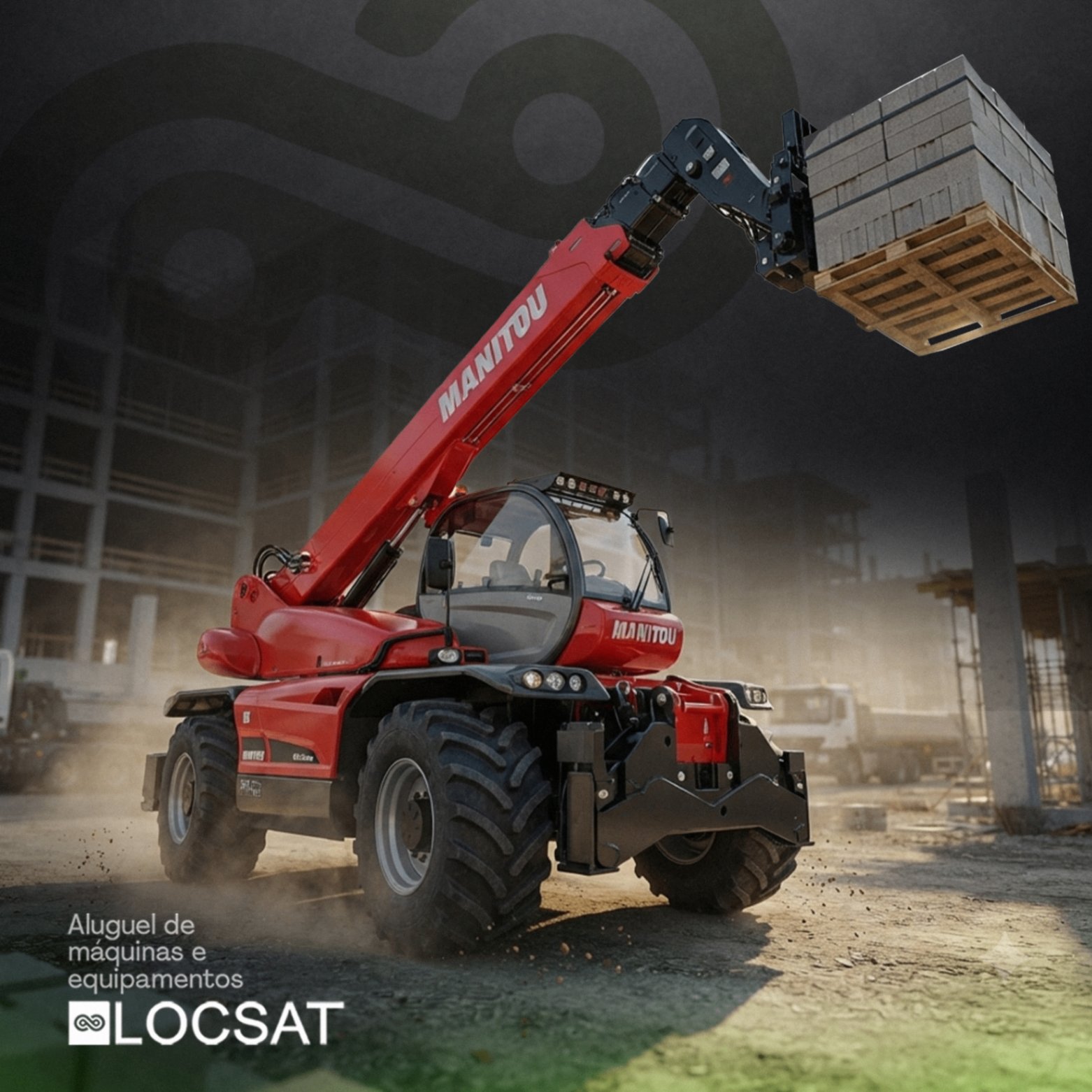 Manipulador telescópico Manitou LOCSAT